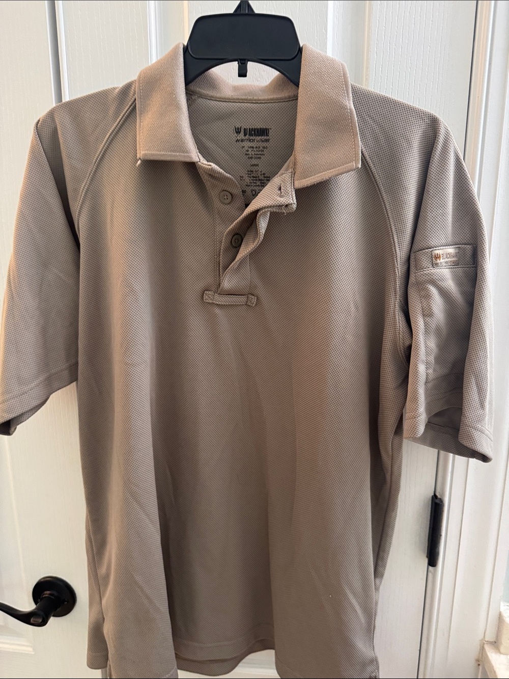 Blackhawk Warrior Wear Tactical Men's Polo Shirt - Taupe Beige